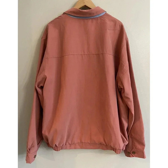 NWT Peter Millar Jacket Teflon Full Zip Coral Salmon Size XXL New - Picture 2 of 5